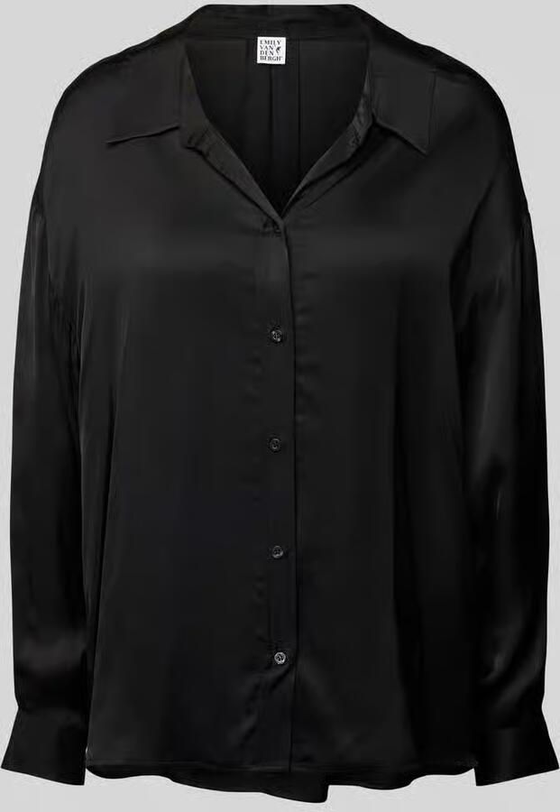 Emily Van den Bergh Regular fit overhemdblouse met doorknoopsluiting - Foto 2