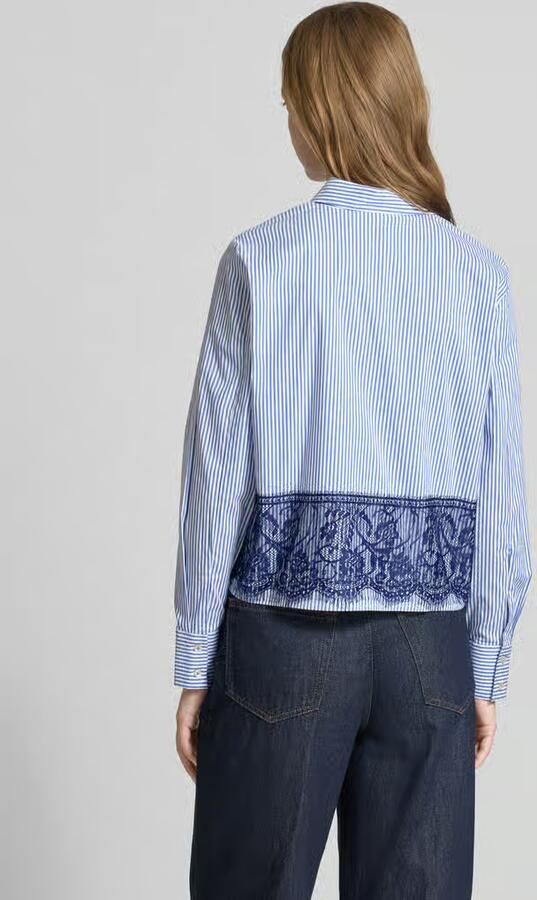 Emily Van den Bergh Regular fit overhemdblouse van pure viscose