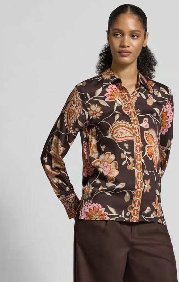 Emily Van den Bergh Regular fit overhemdblouse van pure viscose - Foto 4