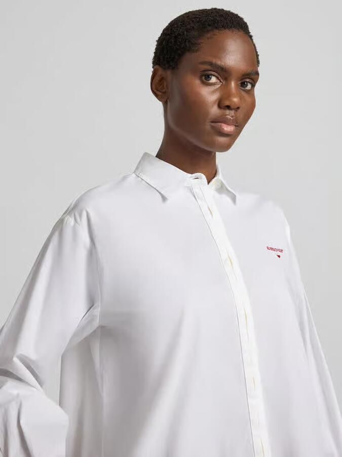 Emily Van den Bergh regular fit overhemdblouse van puur katoen - Foto 3