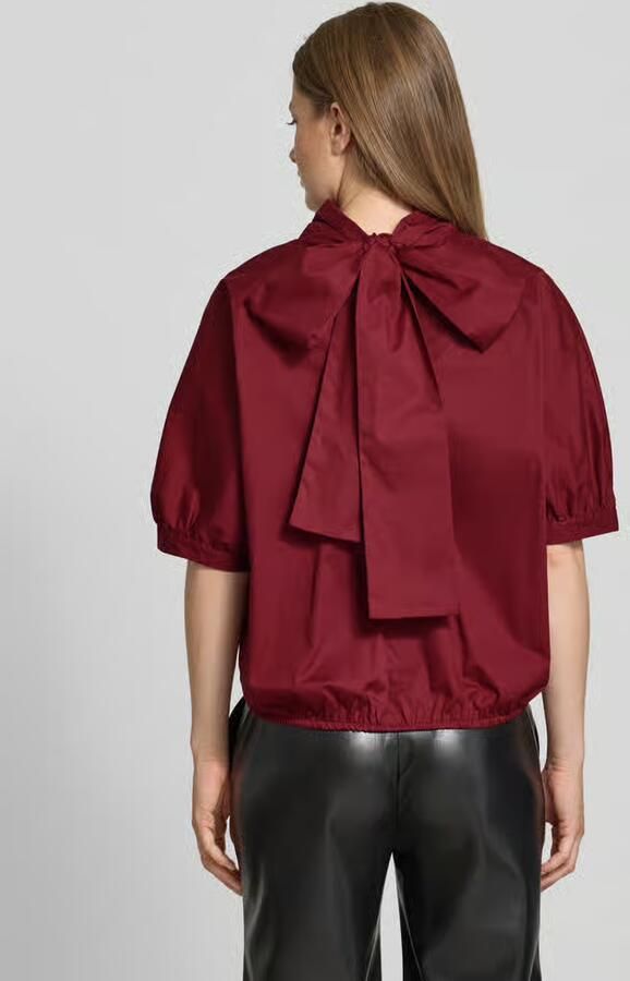 Emily Van den Bergh Regular fit strikblouse met 1 2-mouwen