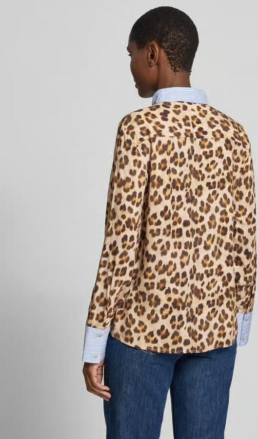 Emily Van den Bergh Regular fit strikblouse van viscose - Foto 3