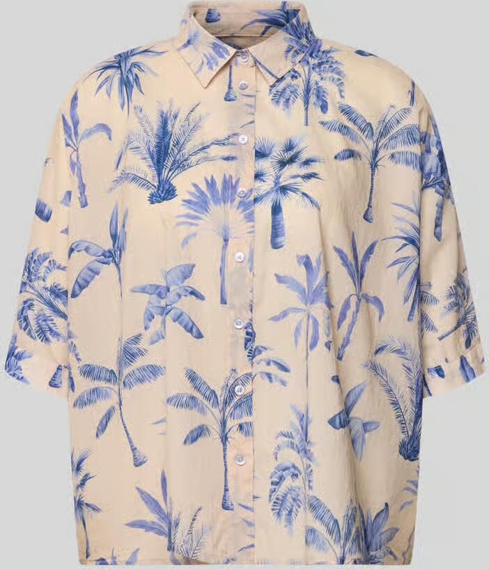 Emily Van den Bergh relaxed fit blouse in all-over look - Foto 2