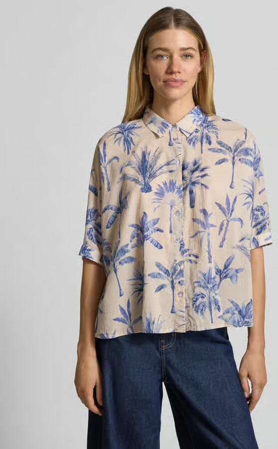 Emily Van den Bergh relaxed fit blouse in all-over look - Foto 2