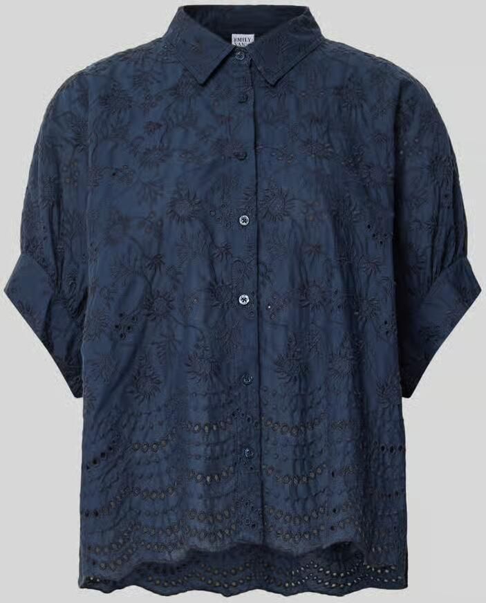 Emily Van den Bergh relaxed fit blouse met ajourwerk - Foto 2