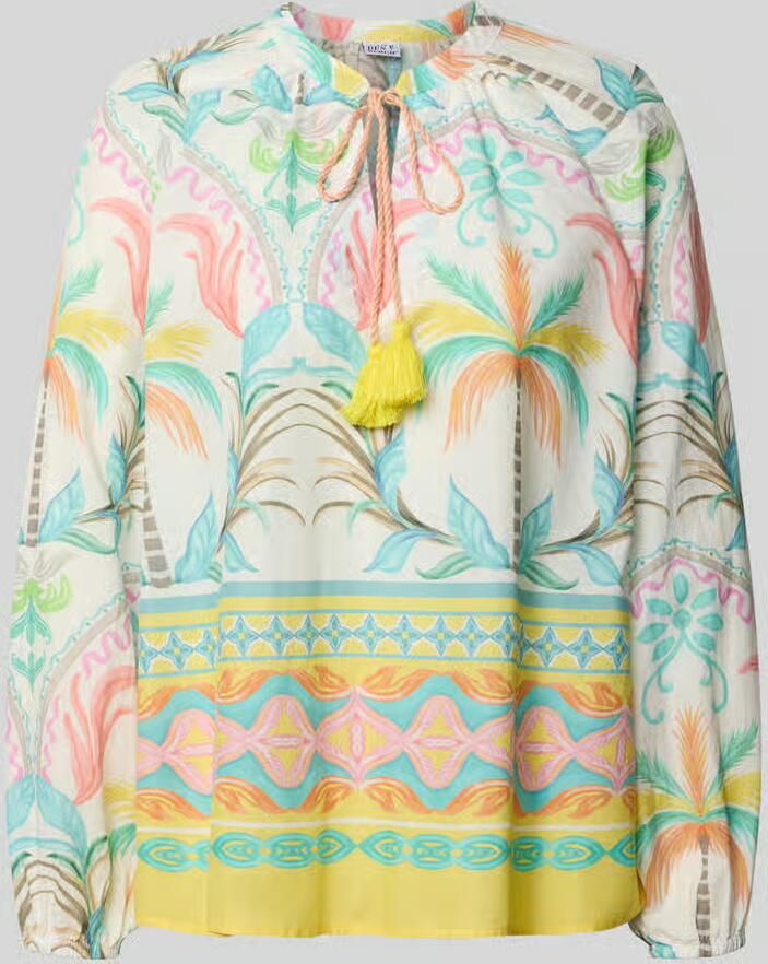 Emily Van den Bergh relaxed fit blouse met druppelvormige hals - Foto 2