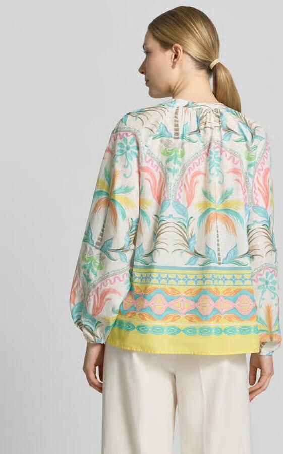 Emily Van den Bergh relaxed fit blouse met druppelvormige hals - Foto 2