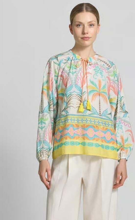 Emily Van den Bergh relaxed fit blouse met druppelvormige hals - Foto 3