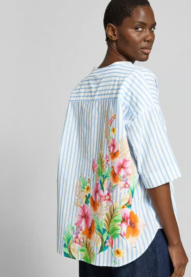 Emily Van den Bergh relaxed fit blouse met motiefprint