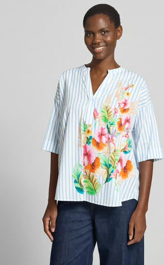 Emily Van den Bergh relaxed fit blouse met motiefprint - Foto 2