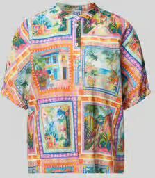 Emily Van den Bergh relaxed fit blouse met ronde hals