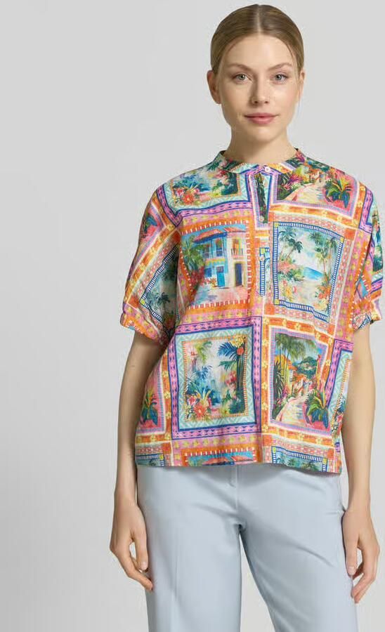 Emily Van den Bergh relaxed fit blouse met ronde hals - Foto 2