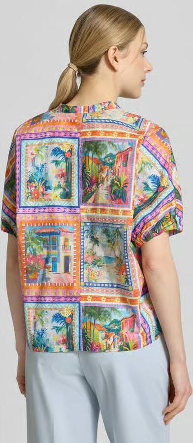 Emily Van den Bergh relaxed fit blouse met ronde hals - Foto 3
