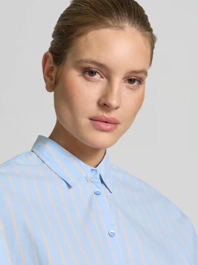 Emily Van den Bergh relaxed fit damesblouse met streepmotief