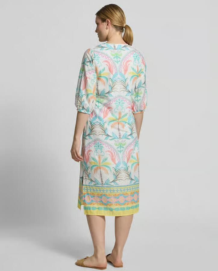 Emily Van den Bergh relaxed fit midi-jurk met druppelvormige hals - Foto 2