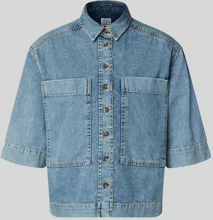 Emily Van den Bergh Relaxed Fit overhemdblouse in denimlook - Foto 2