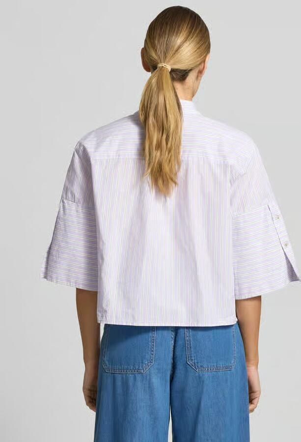 Emily Van den Bergh relaxed fit overhemdblouse met overhemdkraag - Foto 2