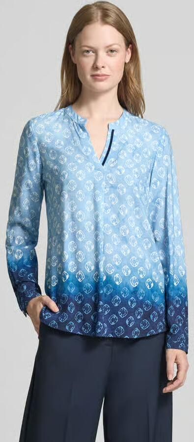 Emily Van den Bergh Slim fit blouse met tuniekkraag - Foto 2