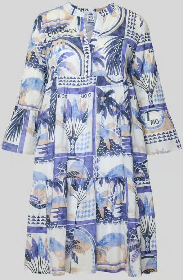 Emily Van den Bergh Tunikajurk in allover-look met V-hals - Foto 2