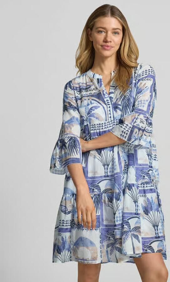Emily Van den Bergh Tunikajurk in allover-look met V-hals - Foto 3