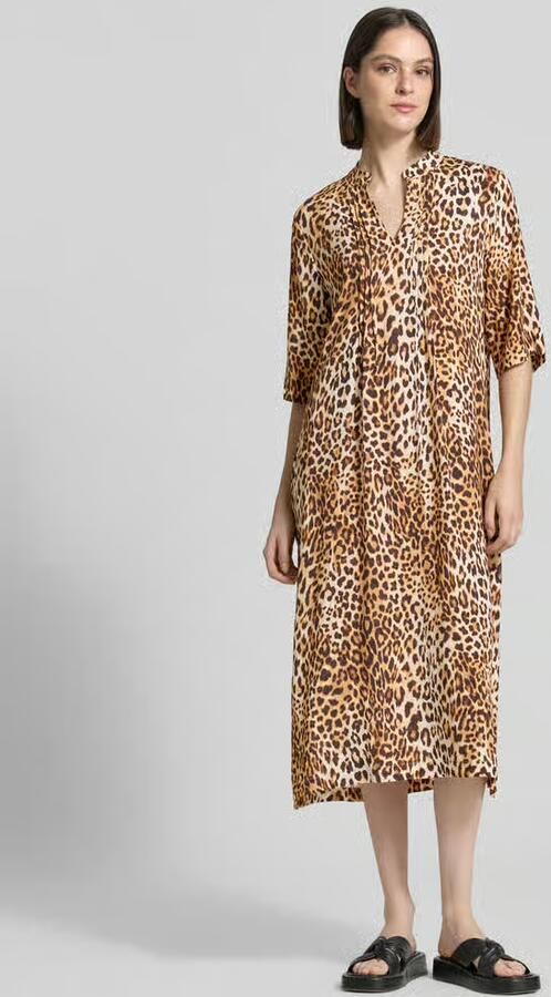 Emily Van den Bergh Tunikajurk van viscose in all-over look - Foto 3