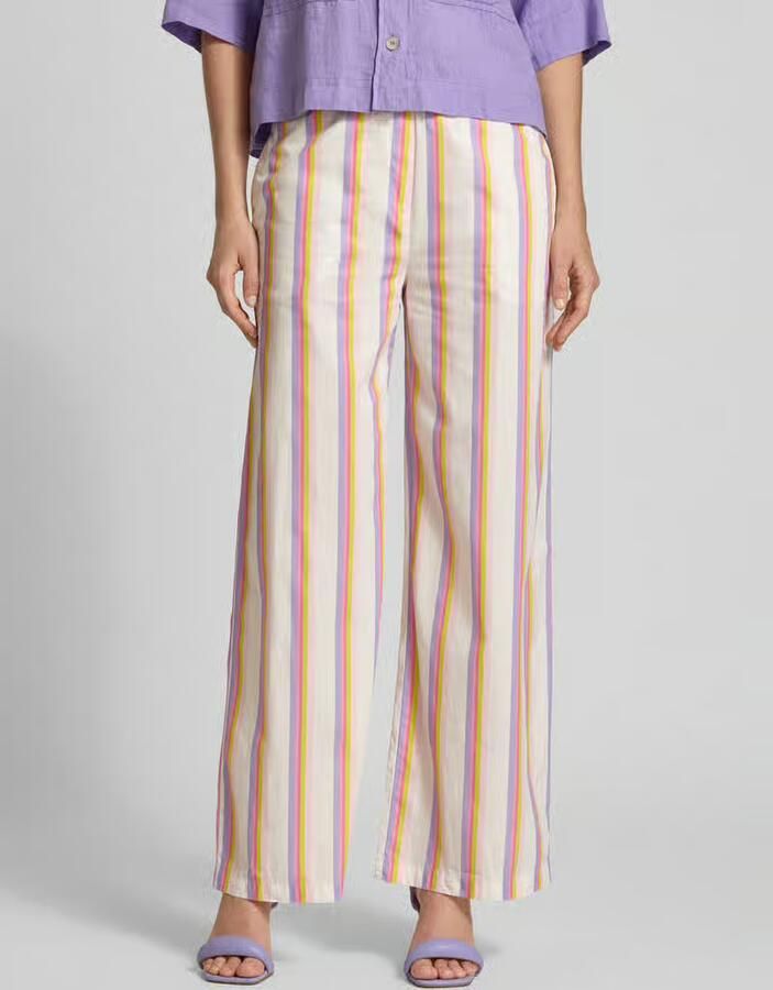 Emily Van den Bergh wide leg broek met elastische band - Foto 3