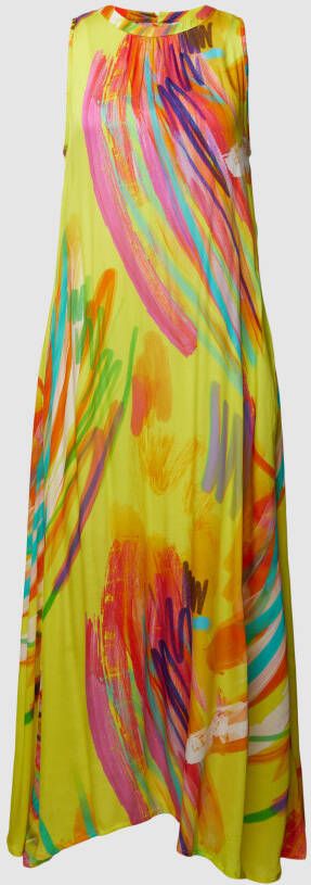 Emily Van den Bergh Maxi-jurk van viscose met all-over motief