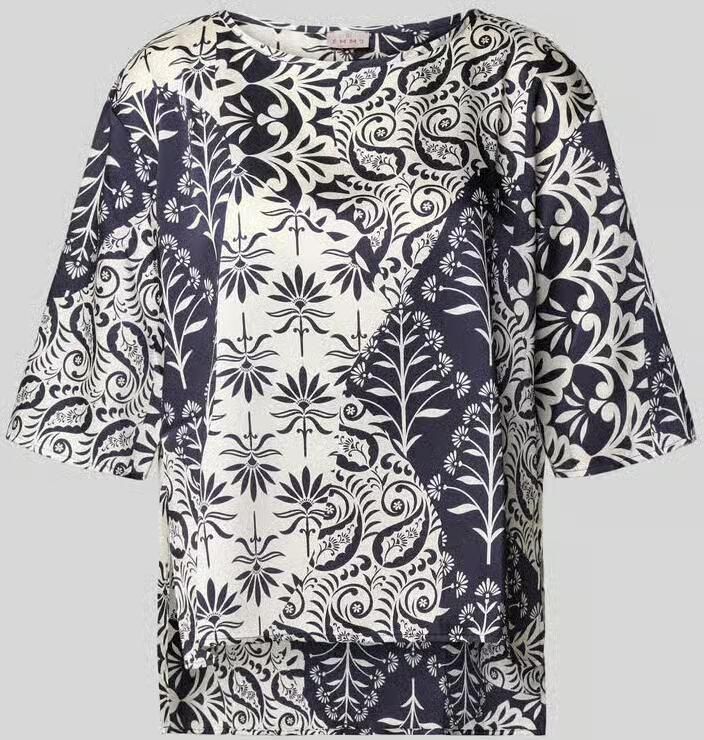 Emme Blouseshirt met 3 4-mouw model 'ABANO'