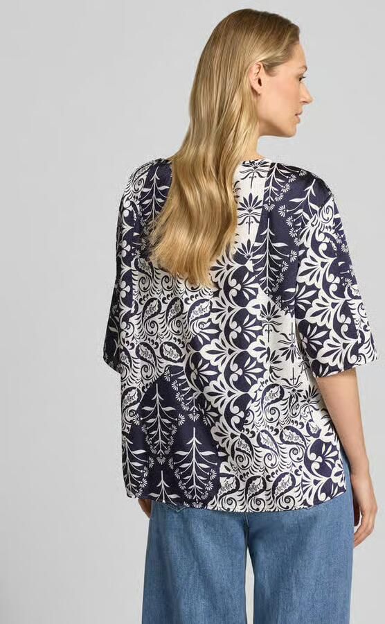 Emme Blouseshirt met 3 4-mouw model 'ABANO' - Foto 3