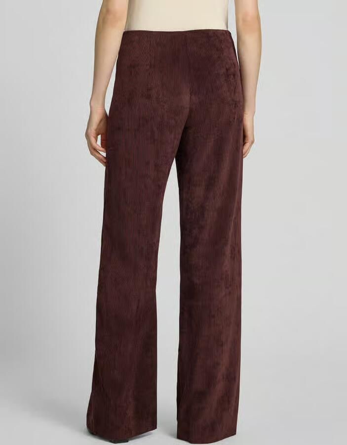 Emme High waist broek met corduroy structuur - Foto 2