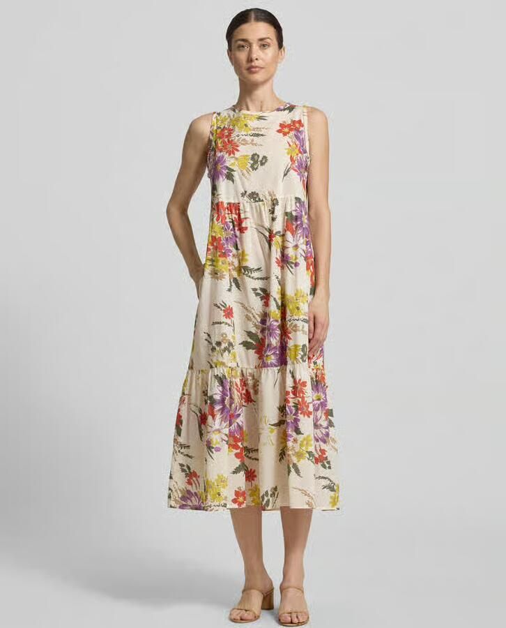 Emme Midijurk met ronde hals model 'TABARIN' - Foto 3