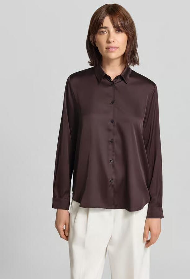 Emme regular fit blouse met knoopsluiting model 'EDRO' - Foto 2