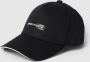 Emporio Armani Logo-Patch Cap Zwart Katoen Verstelbare Band Black Heren - Thumbnail 1