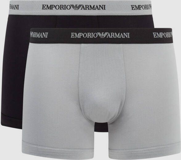 Emporio Armani Boxershort van katoenmix met elastische logoband