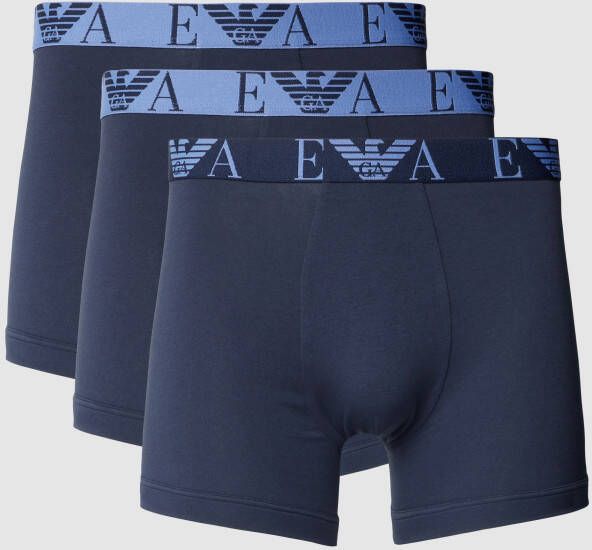 Emporio Armani Broek met band met label model 'BOLD MONOGRAM' in een set van 3 stuks