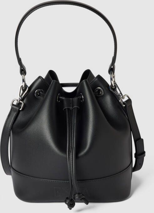 Emporio Armani Bucket bag met labeldetails model 'MILLIE'