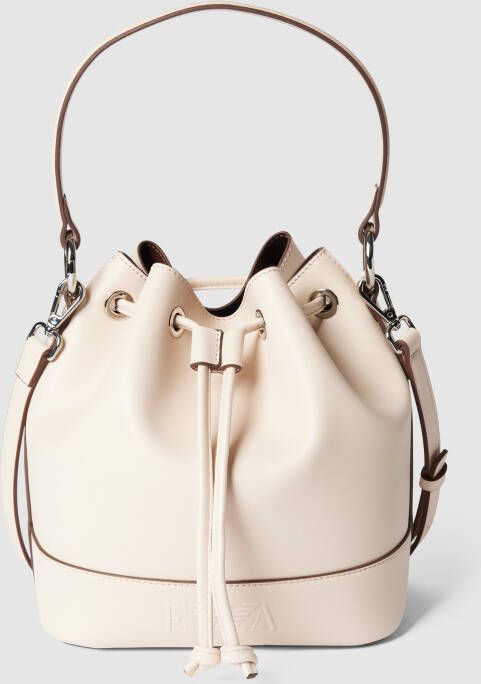 Emporio Armani Stijlvolle Bucket Tas voor modebewuste vrouwen Beige Dames