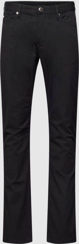 Emporio Armani Stijlvolle Slim-fit Jeans voor Heren Black Heren