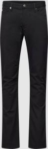 Emporio Armani Slim-fit Trousers Zwart Heren