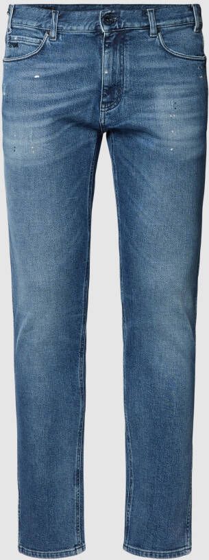 Emporio Armani Jeans in used-look met 5-pocketmodel model 'Slim'