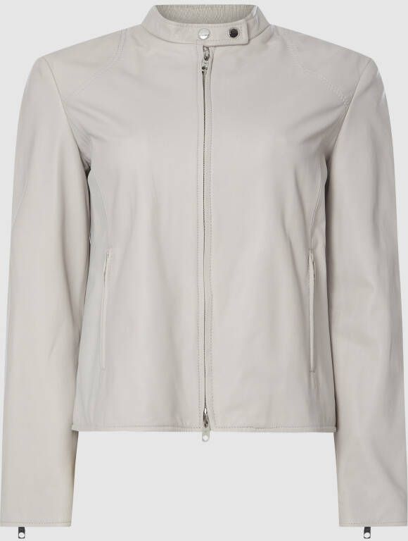 Emporio Ar i Leren jas in bikerlook