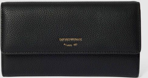 Emporio Armani Zwarte Casual Portemonnee voor Vrouwen Black Dames