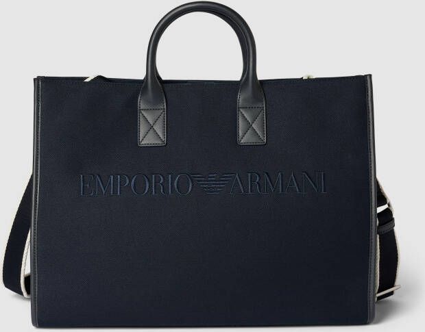 Emporio Armani Shopper met labelstitching