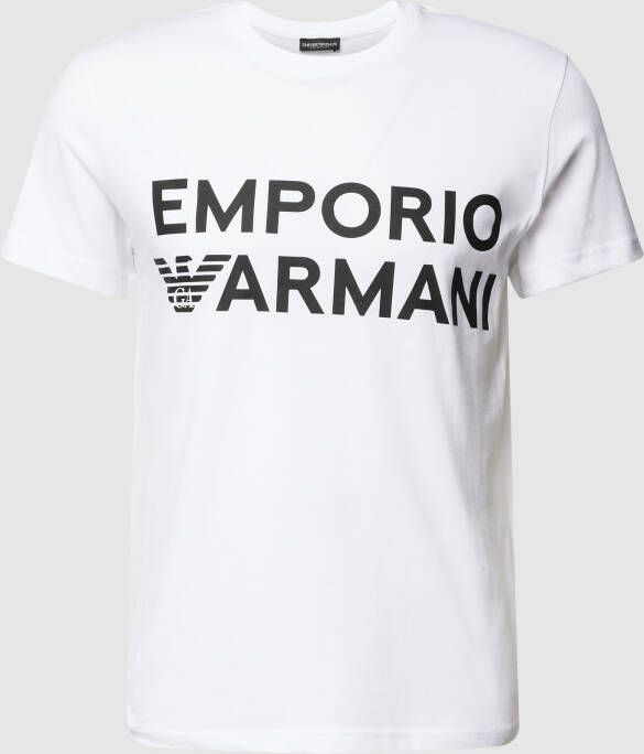 Emporio Armani Short Sleeve Shirts Wit Heren