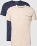 Emporio Armani 2-Pack Stretch Katoenen T-shirts Beige Heren - Thumbnail 2
