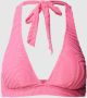 ESPRIT Women Beach voorgevormde halter bikinitop met textuur fuchsia - Thumbnail 2
