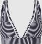 ESPRIT Women Beach voorgevormde gestreepte bikinitop donkerblauw wit - Thumbnail 2