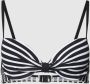 ESPRIT Women Beach voorgevormde beugel bikinitop zwart wit - Thumbnail 2