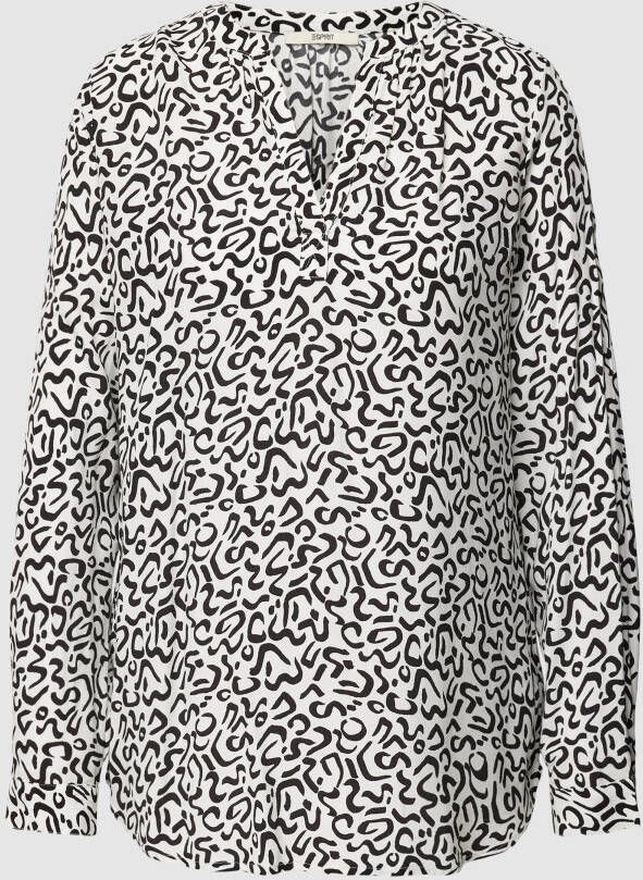 Esprit Blouse met gebloemd all-over motief