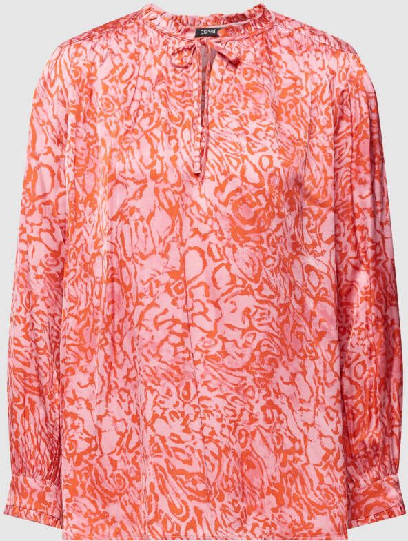 Esprit collection Blouse met all-over motief